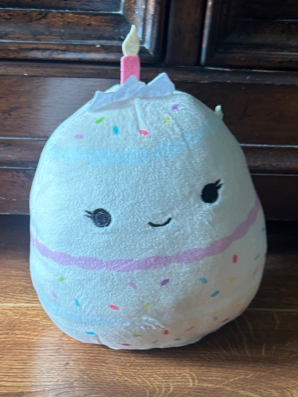Squishmallows birthday cake plush